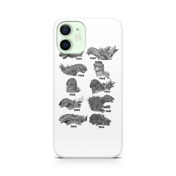Godzilla throughout the ages. Phone Case