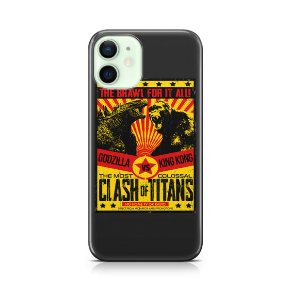 GODZILLA vs KONG - Fight poster 3.0 Phone Case
