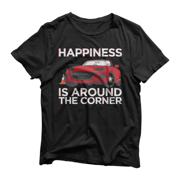 Happiness is Around the Corner Autocross Racing Cone T-Shirt