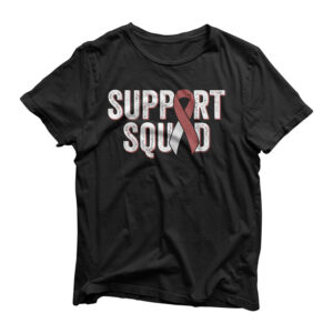 Head and Neck, Throat, Oral Cancer Support Squad T-Shirt