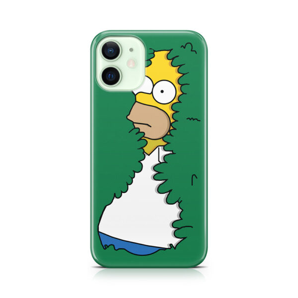 Homer In Hedges Phone Case