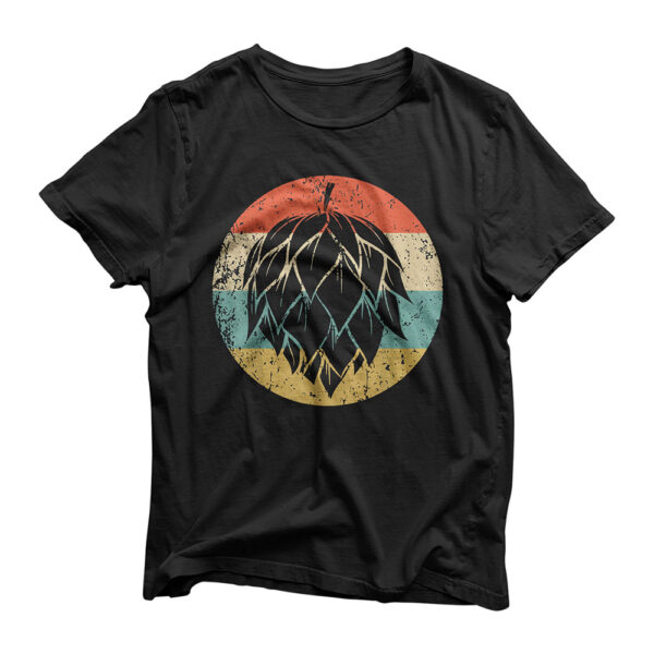 Hops Retro Style Craft Beer T-Shirt