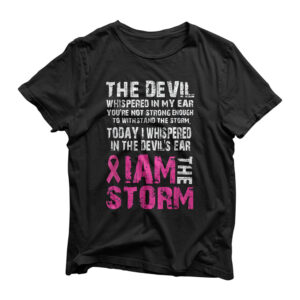 I am the storm Breast cancer awareness T-Shirt