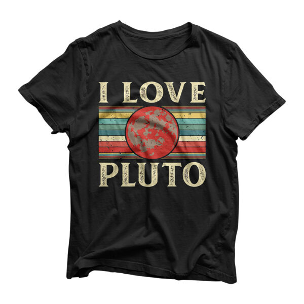 I Love Pluto Gifts Astronomy Space Science Geek Nerd T-Shirt