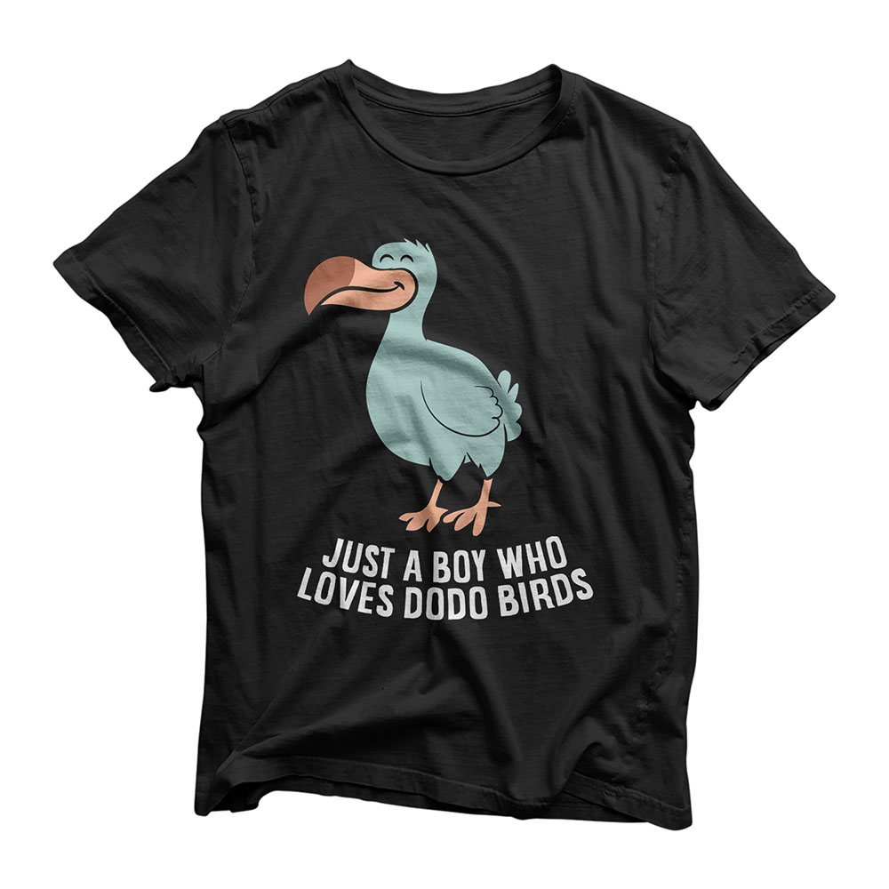 Just a Boy Who Loves Dodo Birds T-Shirt