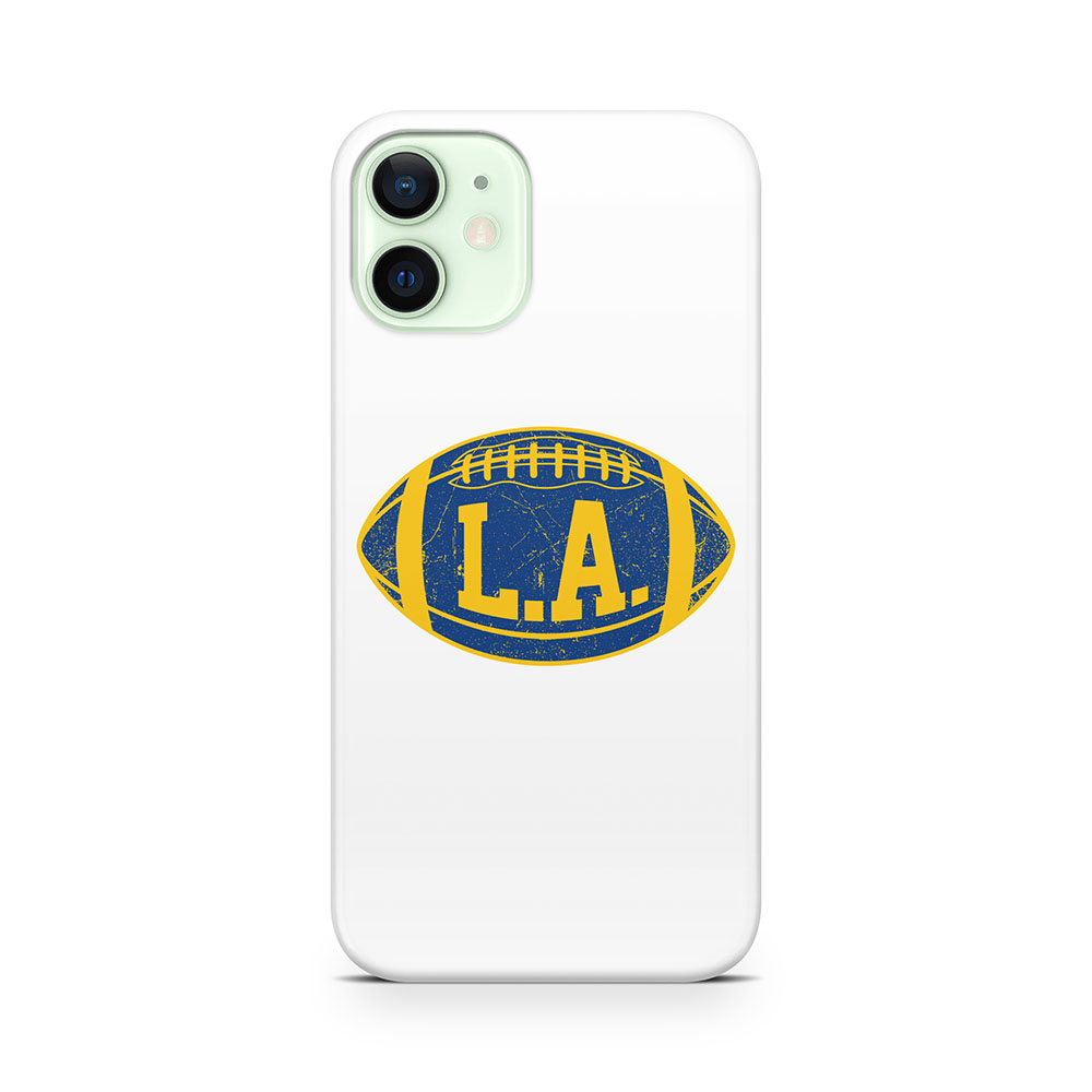 LA Retro Football - White Phone Case