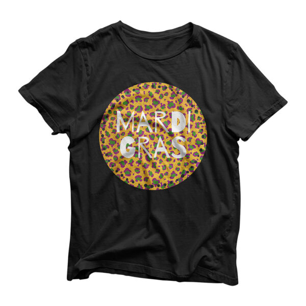 Leopard Mardi Gras Fleur De Lis T-Shirt