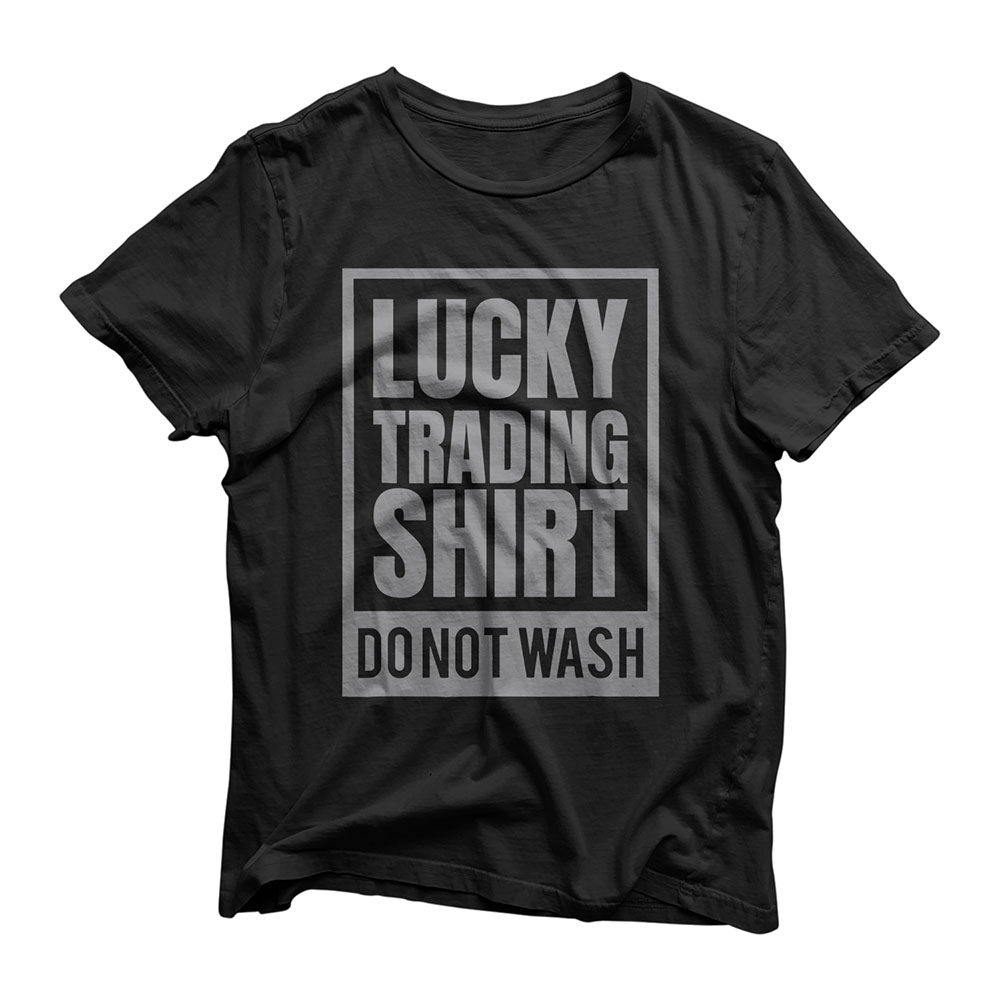 Lucky Trading Tshirt - Crypto Stock Market T Shirt T-Shirt