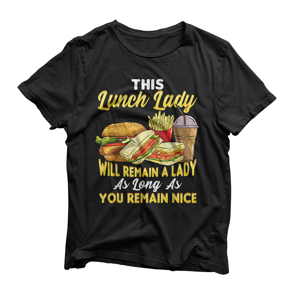 Lunch Lady School Cafeteria Worker Teacher Appreciation T-Shirt