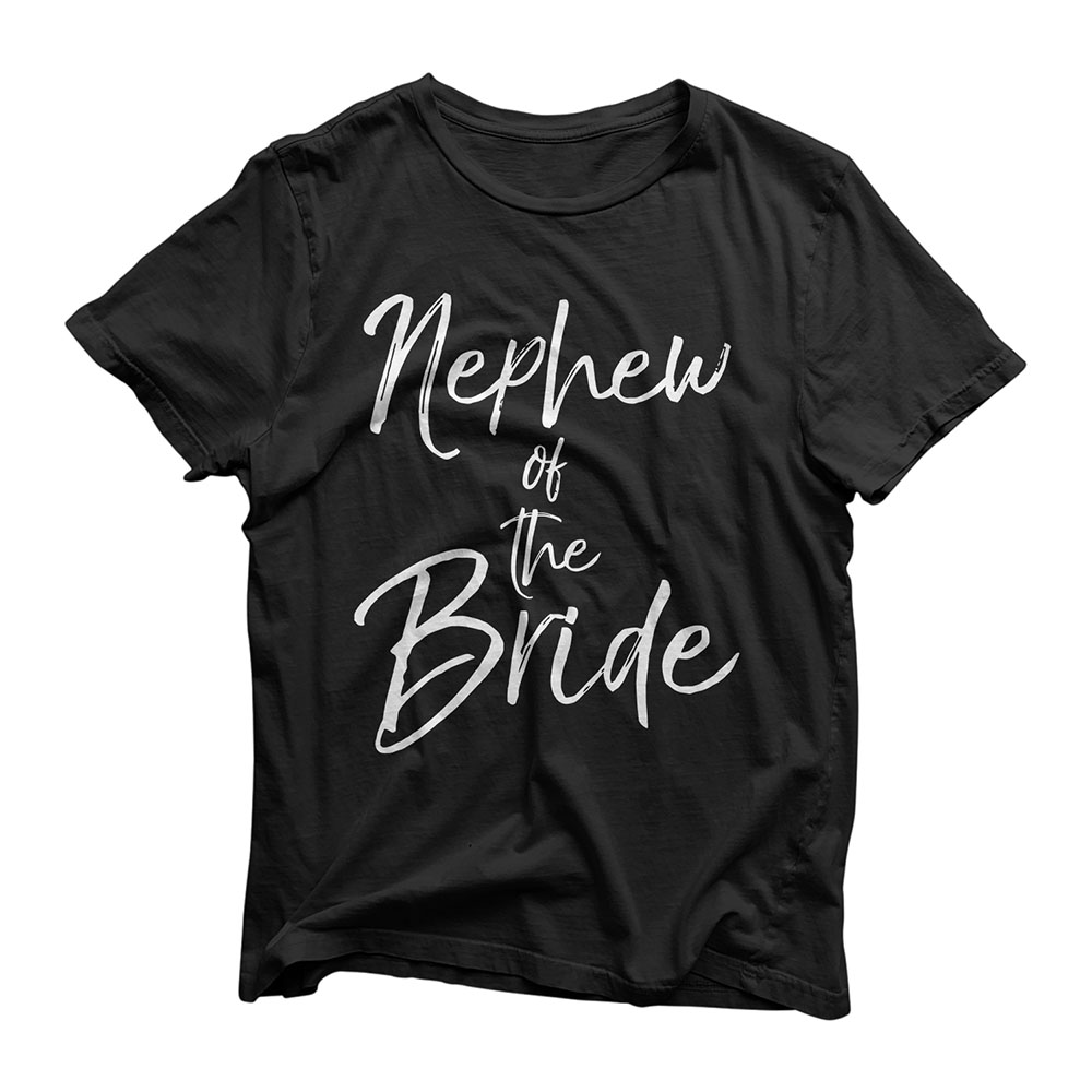 Matching Bridal Party Gifts for Family Nephew of the Bride T-Shirt