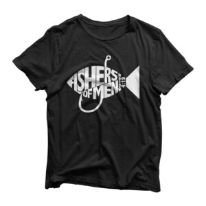 Matching Church Christian Group Bible Verse Fishers of Men T-Shirt