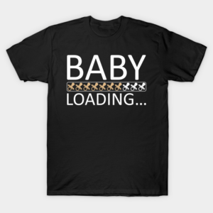 Maternity Shirt Baby loading with cute print T-Shirt