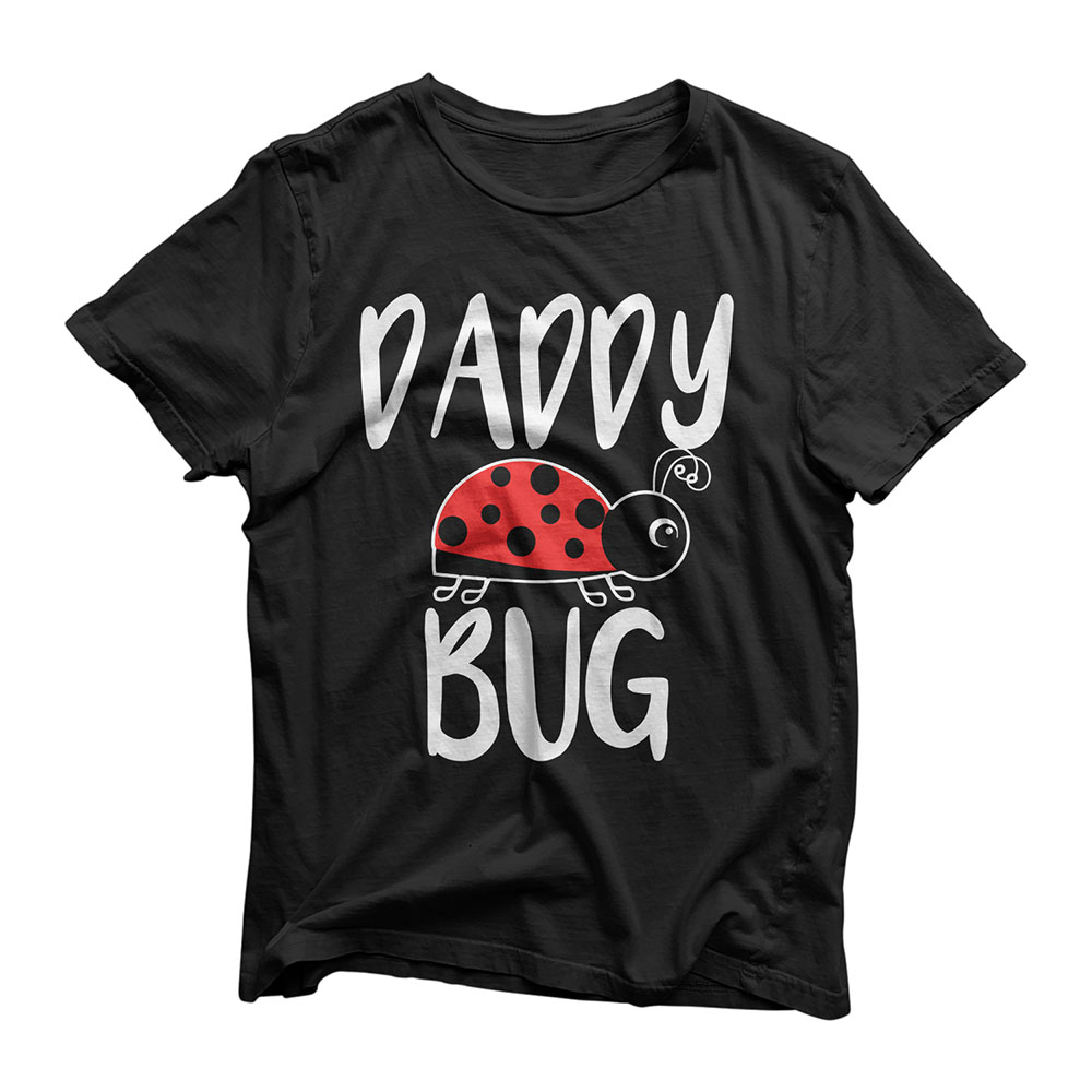 Mens Daddy Bug Funny Ladybug Gift For Daddy T-Shirt