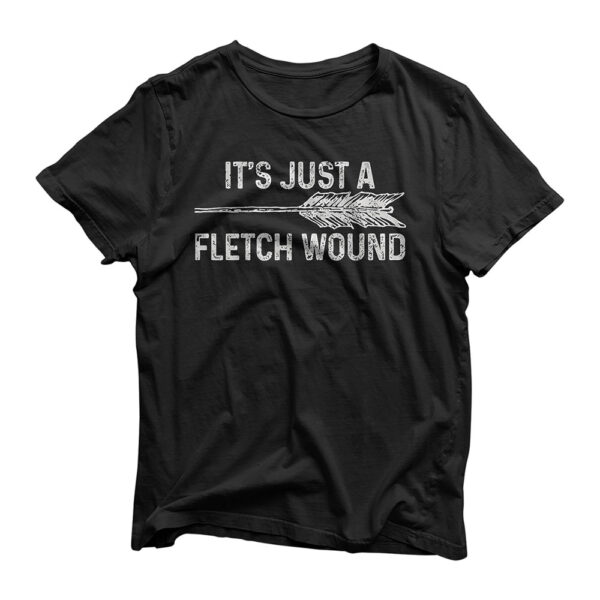 Mens It's Just A Fletch Wound Archery Bowhunting Bowhunter Gift Premium T-Shirt