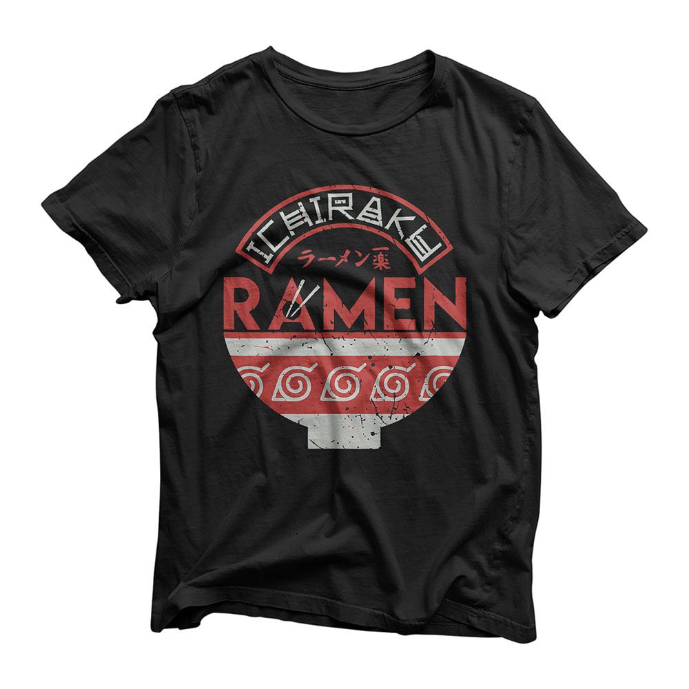 Naruto Shippuden Ichiraku Ramen 2 Color T-Shirt