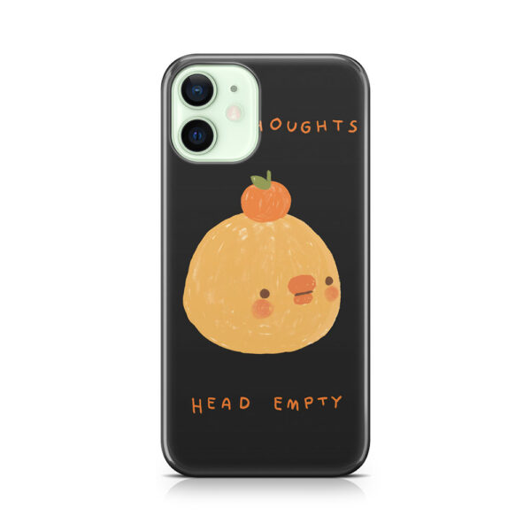 no thoughts head empty Phone Case