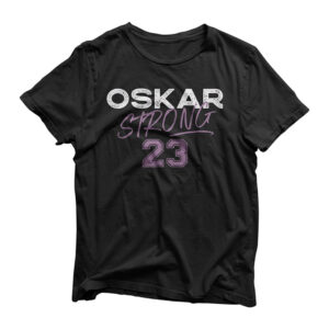 Oskar Strong | Ice Hockey Flyers Fight Against Cancer T-Shirt