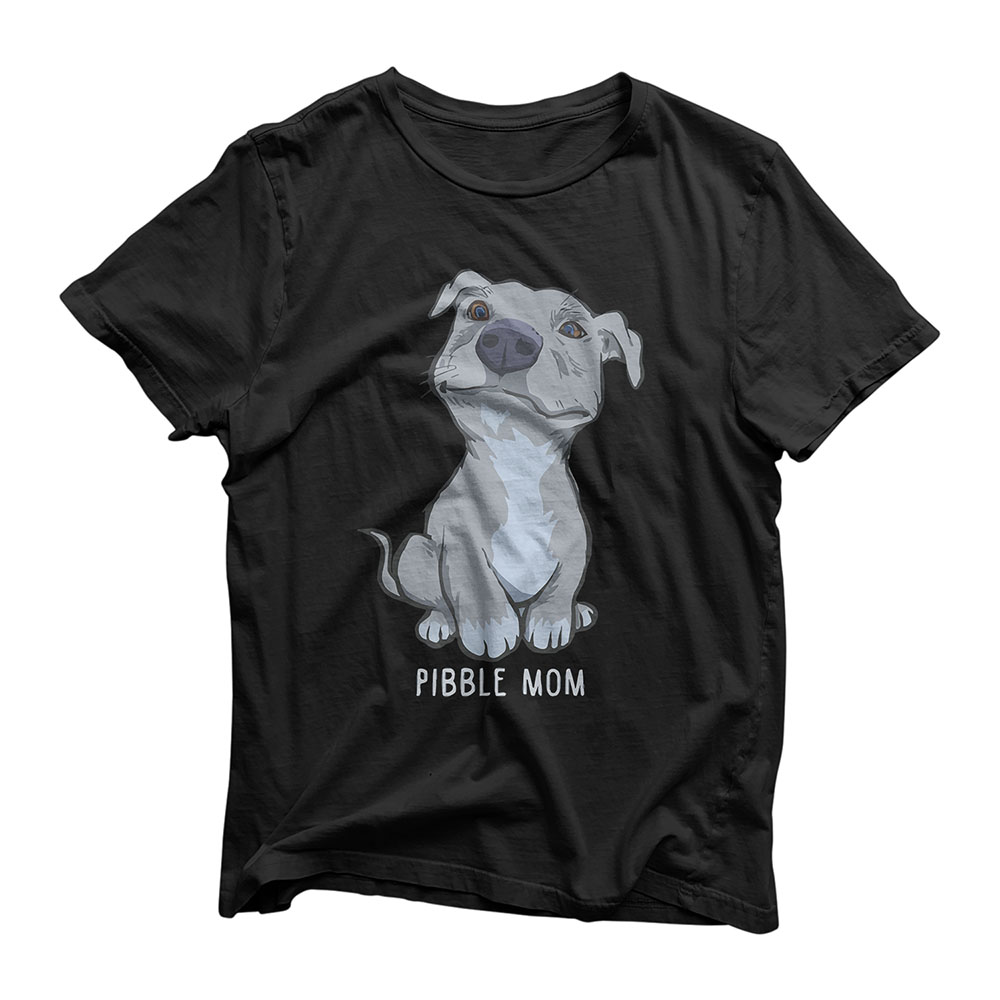 Pitbull Pibble Mom Gift T-Shirt