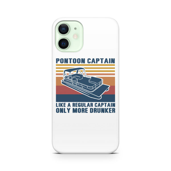 Pontoon Captain Like A Regular Captain Only More Drunker Vintage Phone Case