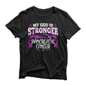 Purple Awareness Ribbon - Pancreatic Cancer Survivor T-Shirt