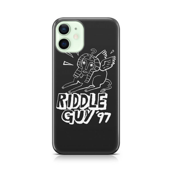 Riddle Guy '97 White on Black Phone Case