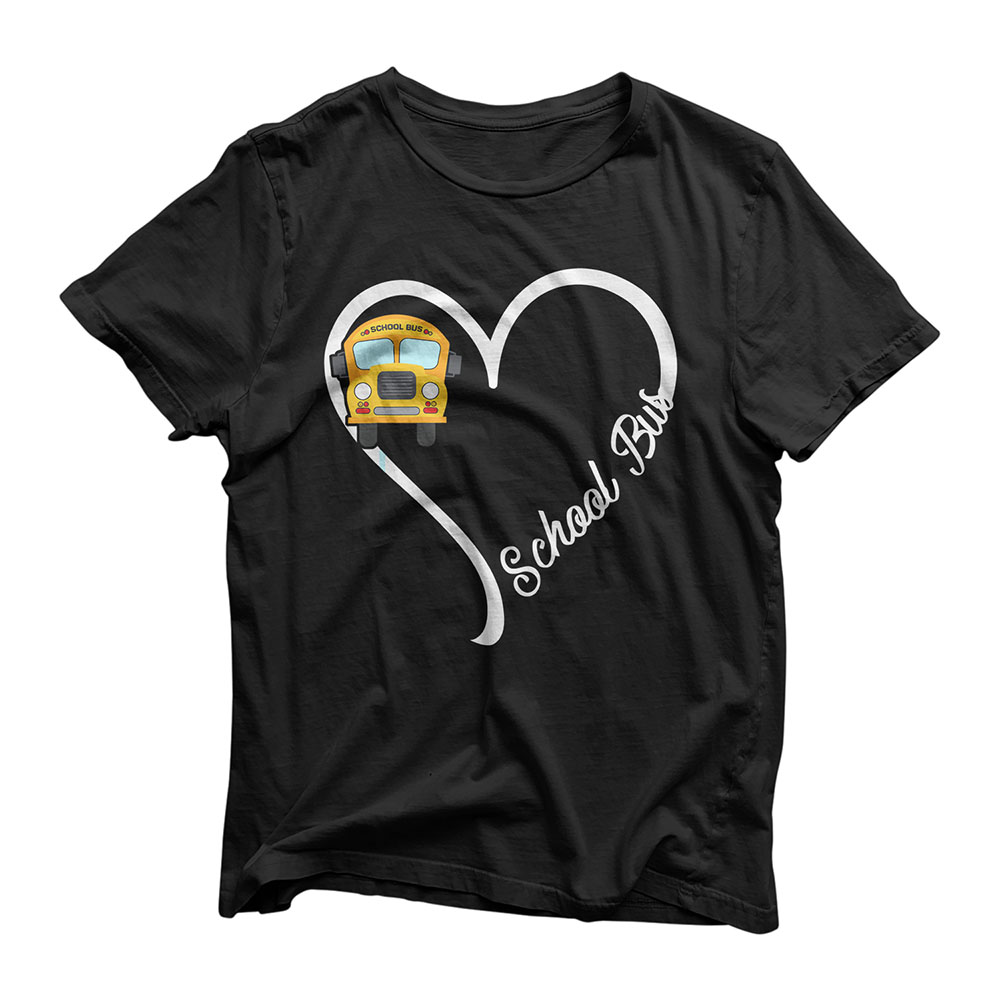 SChool Bus Driver Heart - Tshirt T-Shirt