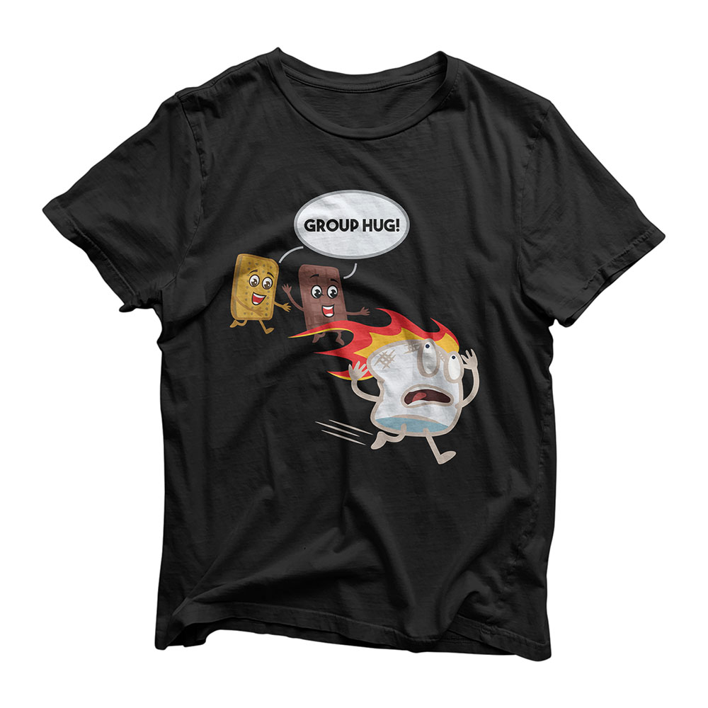 Smores S'mores Marshmallow Camping Roasting Bonfire T-Shirt