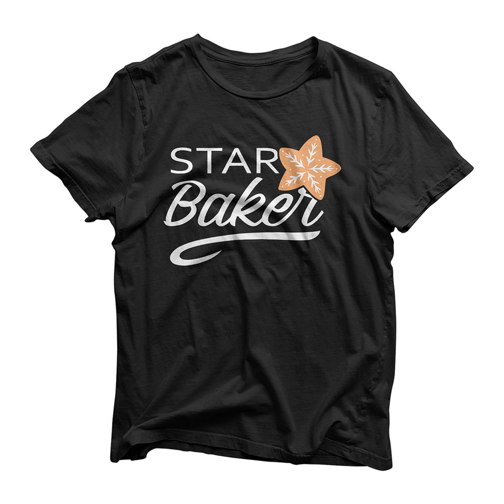 Star Baker Funny Cooking Master Bread Maker Baking Gift T-Shirt