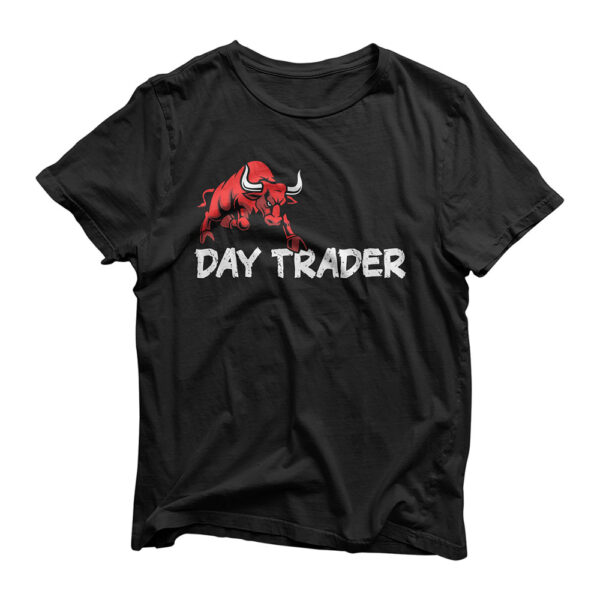 Stock Market Bull Broker TShirt Gift Day Trader T-Shirt