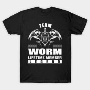 Team WORM Lifetime Member Legend T-Shirt