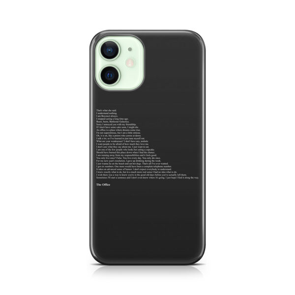 The Office Quotes Phone Case