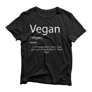Vegan Definition Funny Vegan Meme Gift Men & Women - Vegan T-Shirt