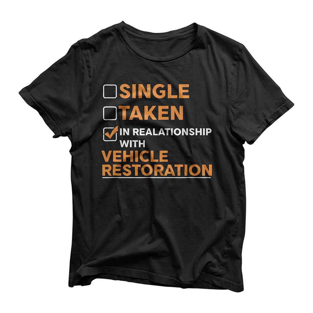 Vehicle Restoration Repair Cars Driver Motor Motocross gift T-Shirt