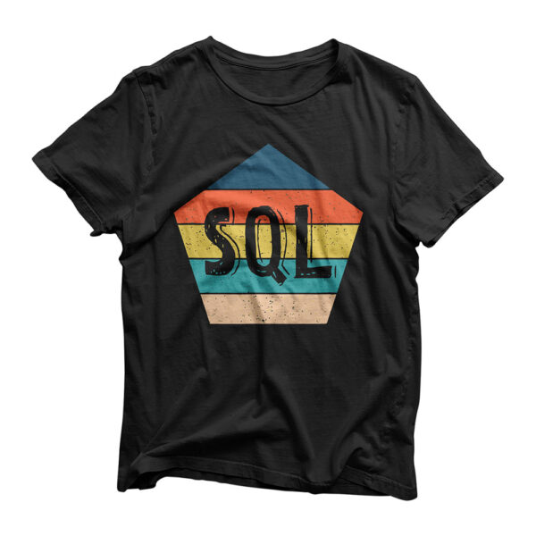 Vintage SQL Database Admin Programmer Query Geek Coding Gift T-Shirt