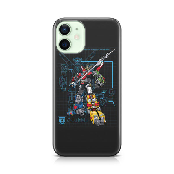 Voltron Blueprint Action Phone Case