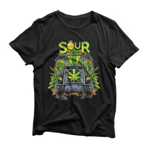Weed Sour Diesel Strain Truck Cannabis Men Women Sour Diesel T-Shirt