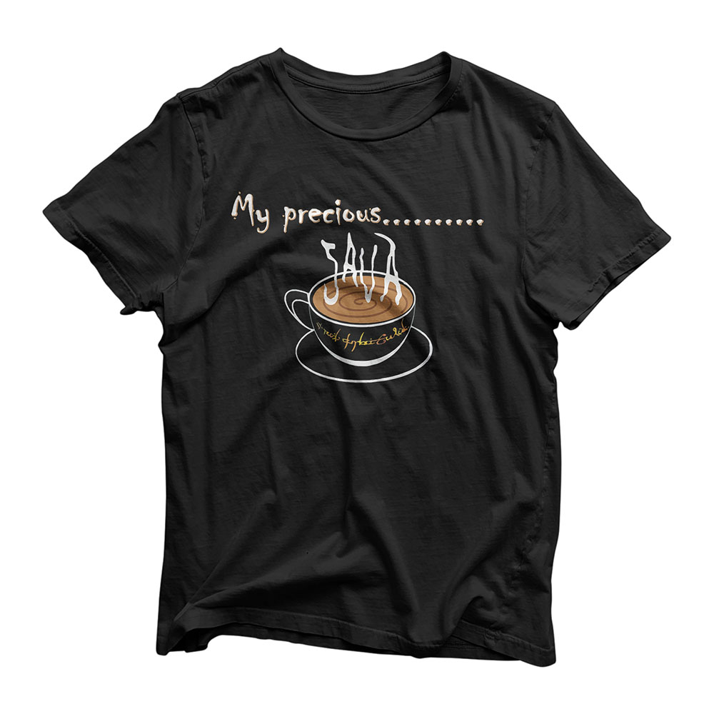 Womens I LOVE COFFEE TShirt My Precious Coffee Lover Gift T-Shirt