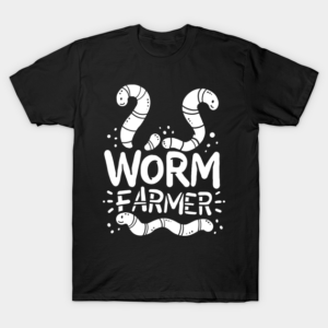 Worm Farmer Vermiculture Composting Farming T-Shirt