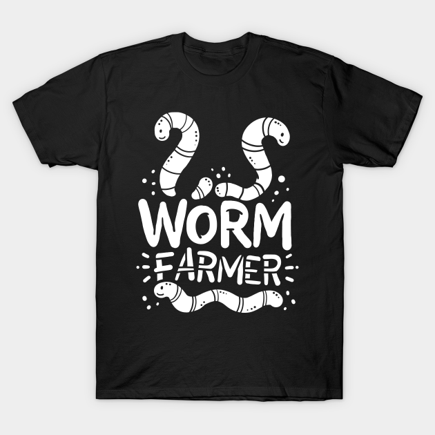 Worm Farmer Vermiculture Composting Farming T-Shirt