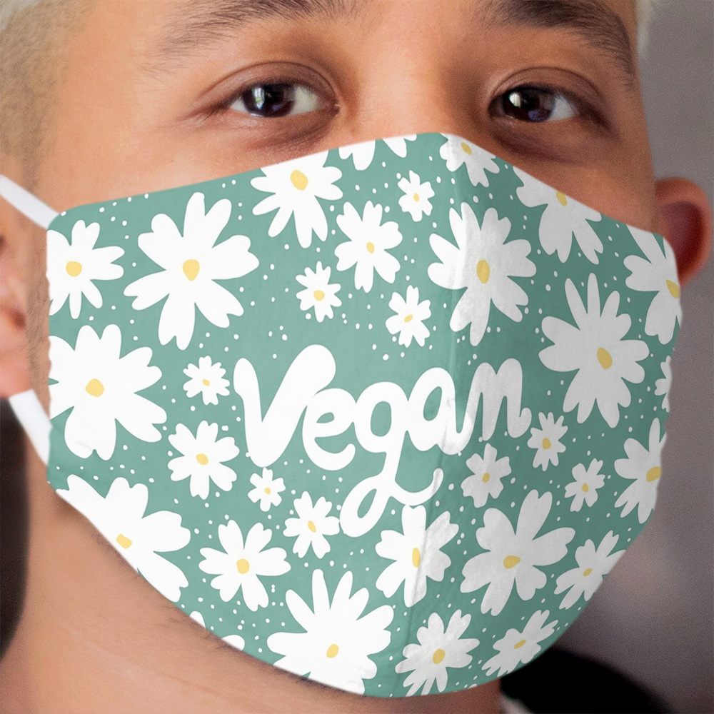 100 vegan Cloth Face Mask