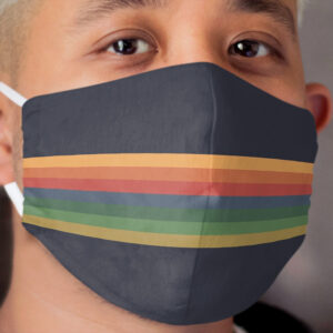 13th Doctor-inspired Timelord Stripes Cloth Face Mask