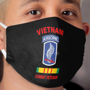173rd Airborne Brigade Vietnam Veteran Cloth Face Mask