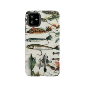1920's Fishing Flies Tough Phone Case