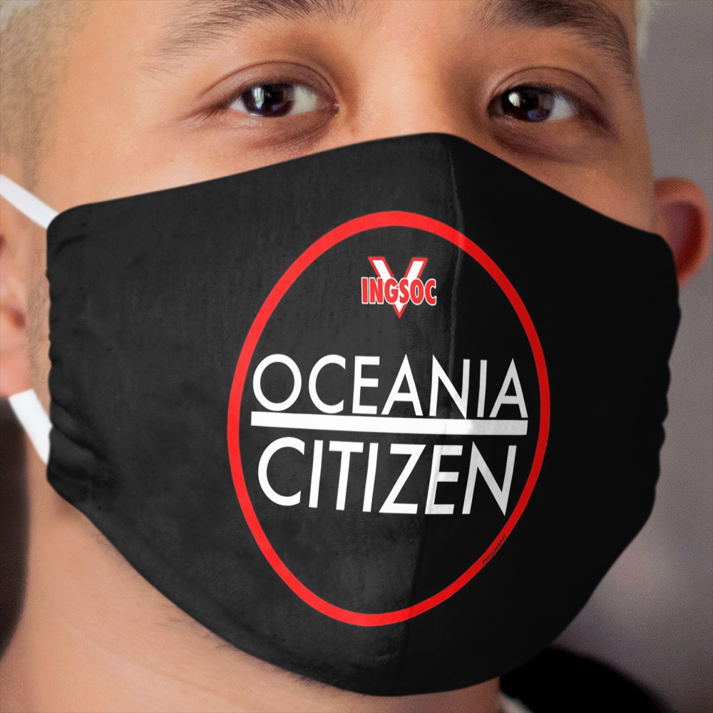 1984 BY GEORGE ORWELL: OCEANIA CITIZEN Cloth Face Mask