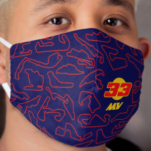 33 MV - Circuits Pattern Cloth Face Mask