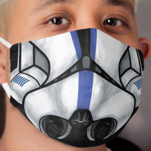 501st Clone helmet Cloth Face Mask