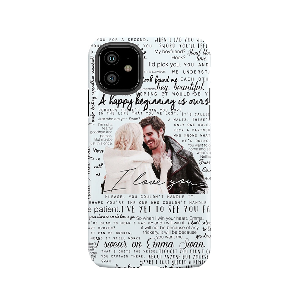 57. Captainswan Quotes (Jen Has Held One Of These Cases At A Con) Tough Phone Case