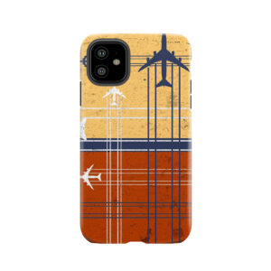 747 Sunrise | Vintage Retro Jumbo Jet Tough Phone Case