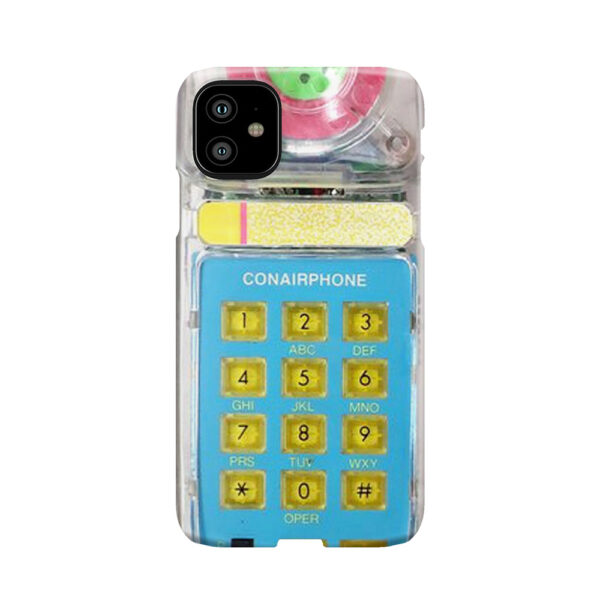 80'S Eighties Transparent Translucid Conairphone Neon Brights Dial Phone Case
