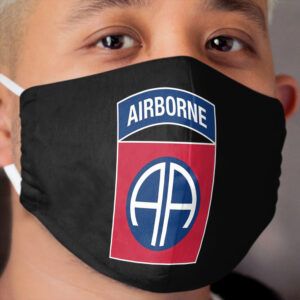 82nd Airborne Division US Army Insignia Cloth Face Mask